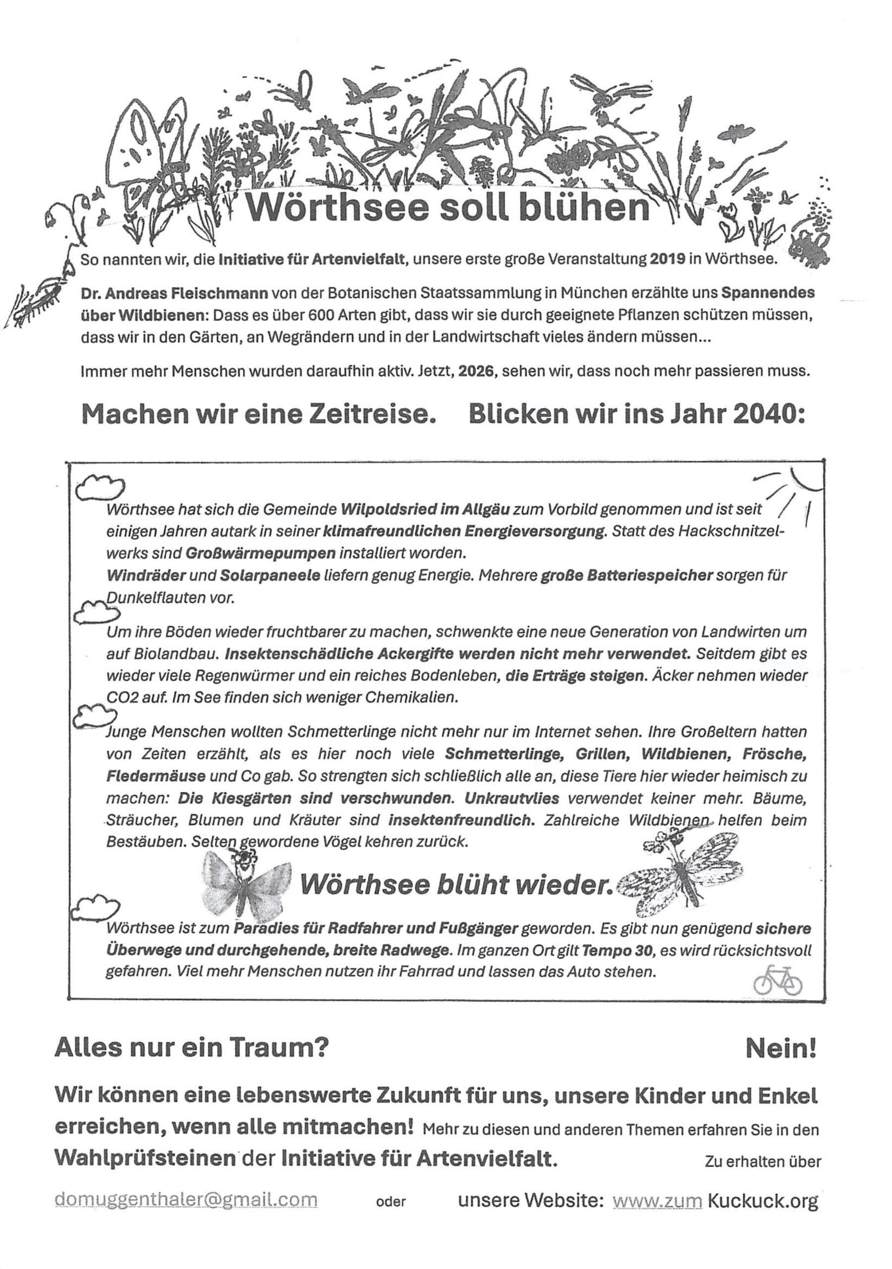 Wörthsee Soll Blühen-Artenvielfalt Wörthsee Soll Blühen-Artenvielfalt
